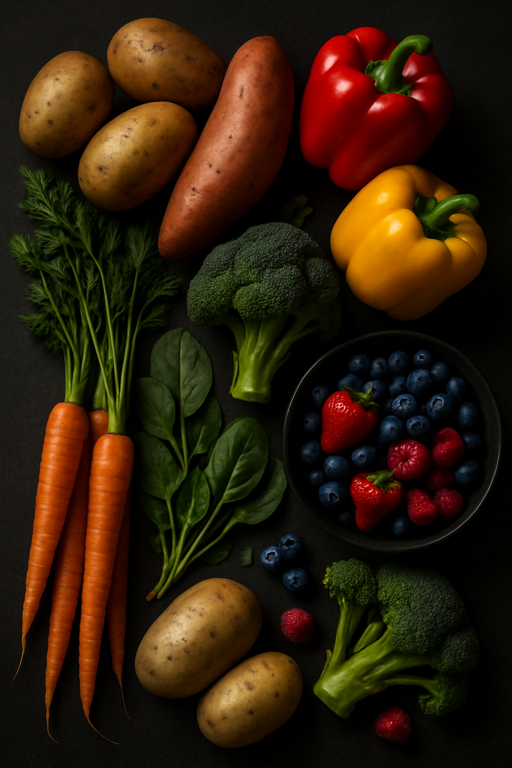 Potatoes, Vegetables & Berries