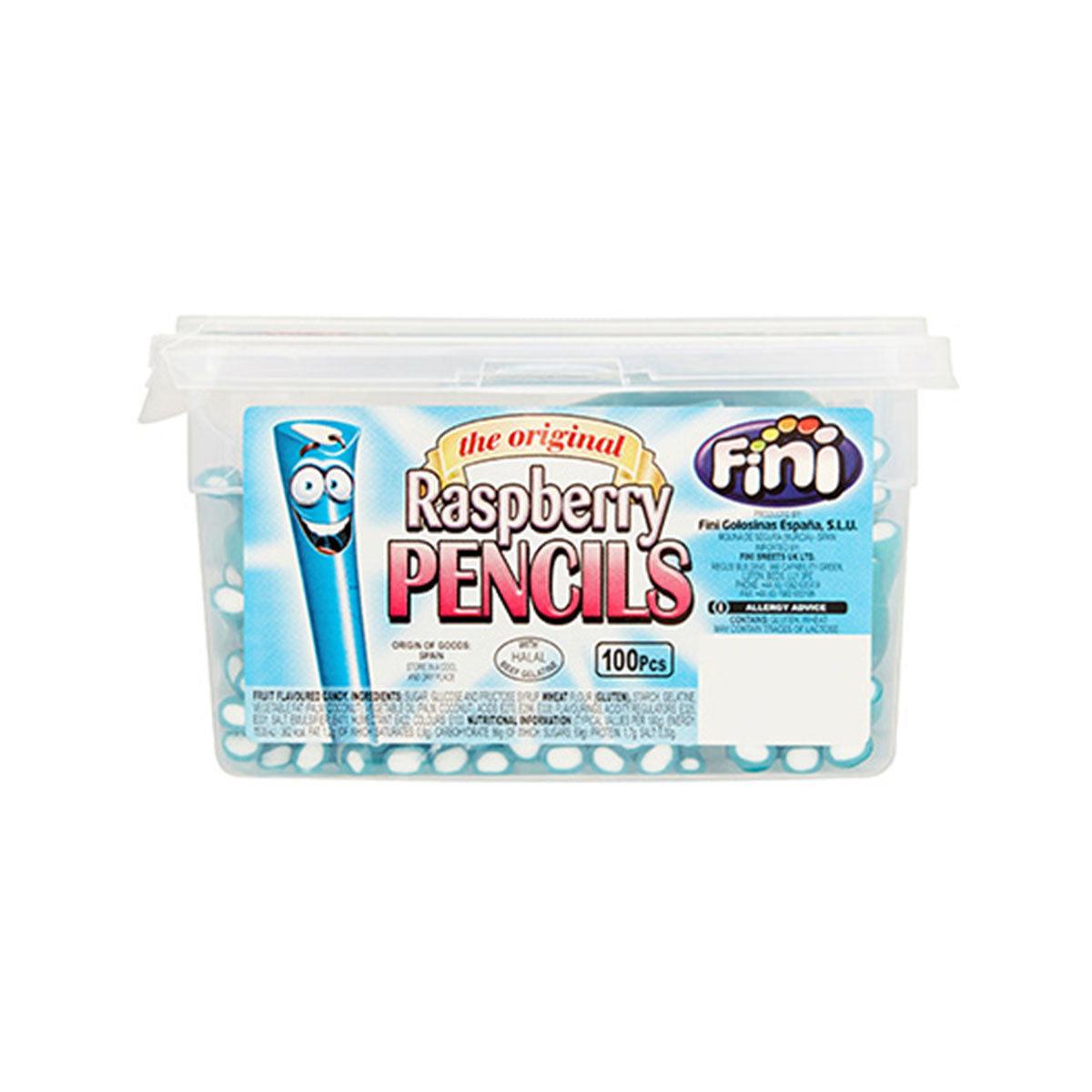 Fini Tub Raspberry Pencils 100p