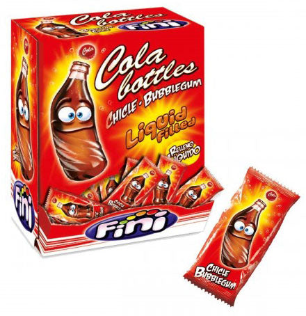 Fini Bubble Gum Cola Bottles Box