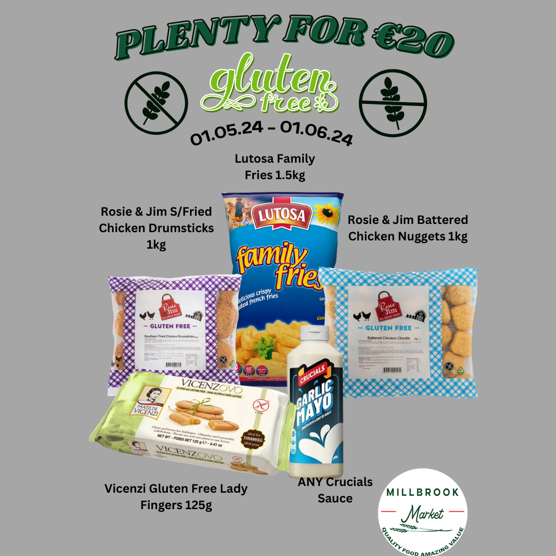 GLUTEN FREE Plenty for €20 Millbrook Market Navan