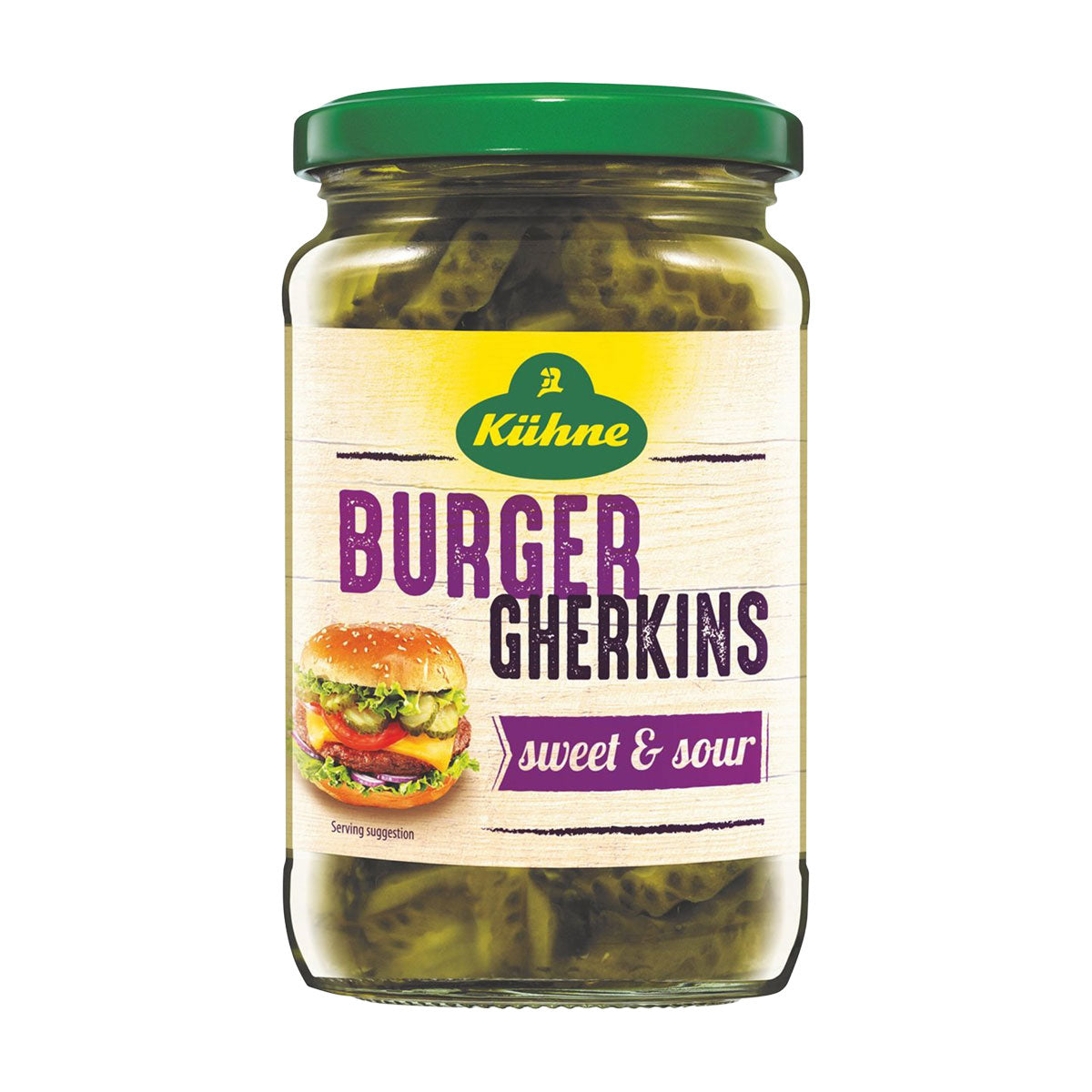 Kuhne Burger Gurken 330gr