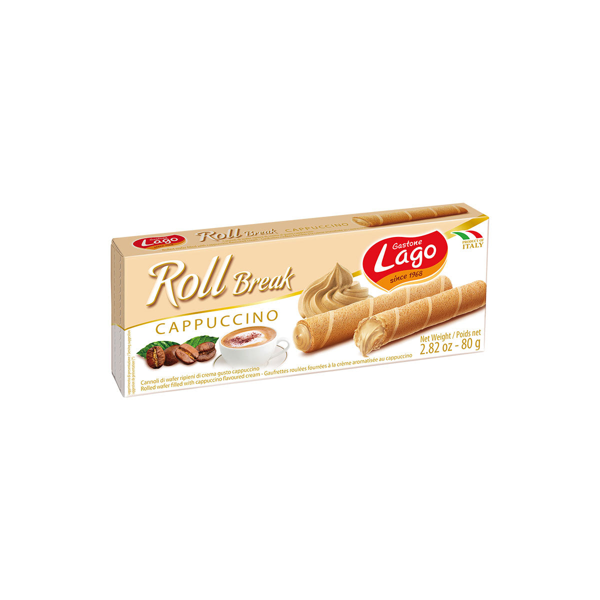 Lago Roll Break Cappuccino 80gr