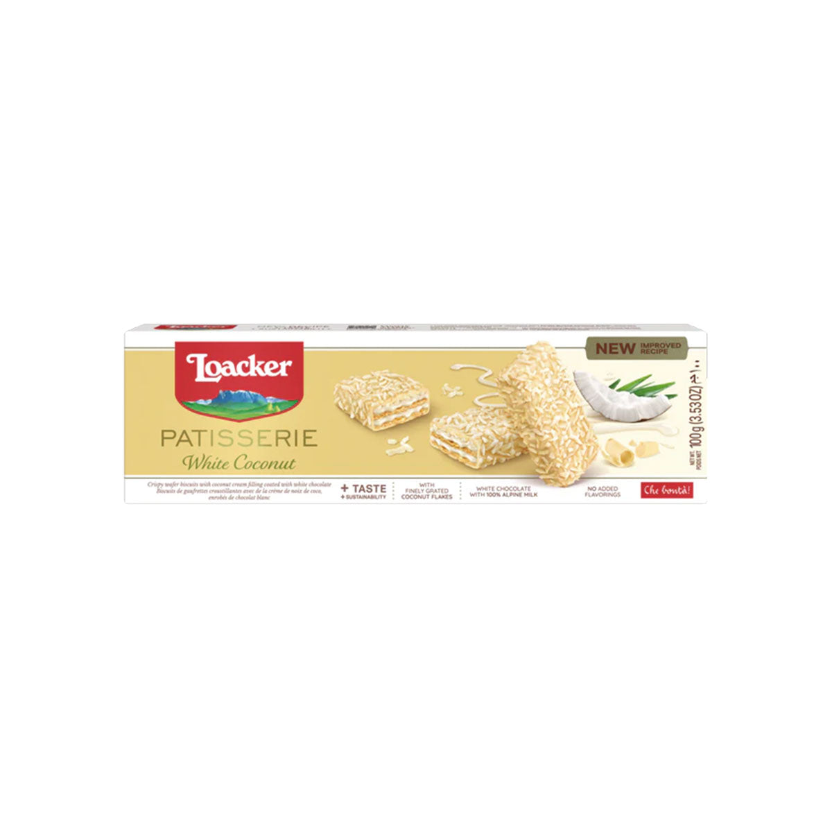 Loacker Patisserie White Coconut 100gr