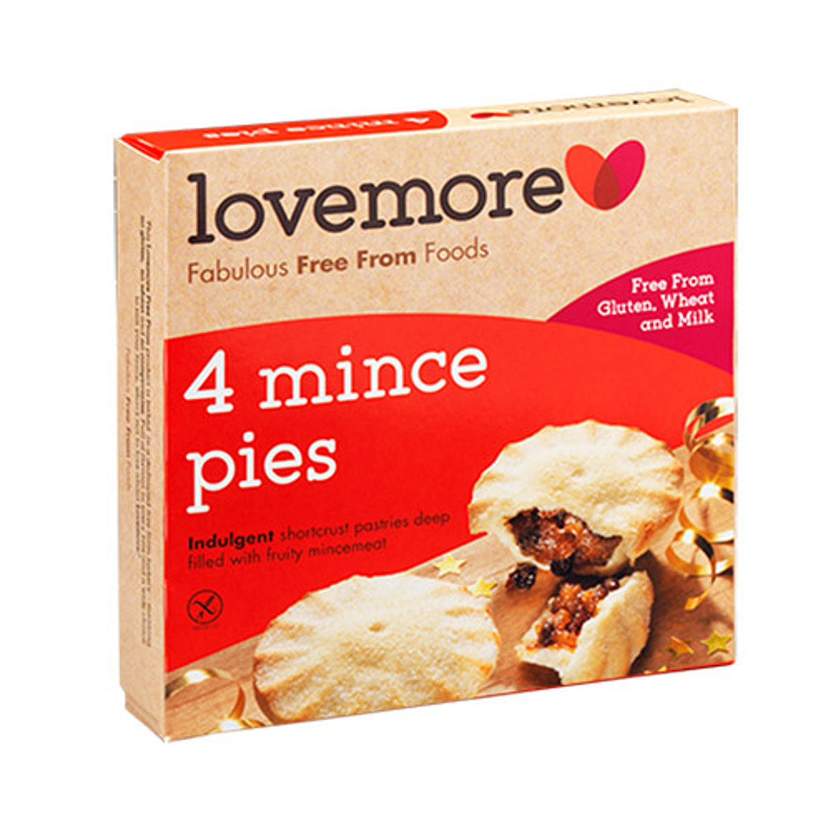 Lovemore Gluten Free Mince Pies 4pk