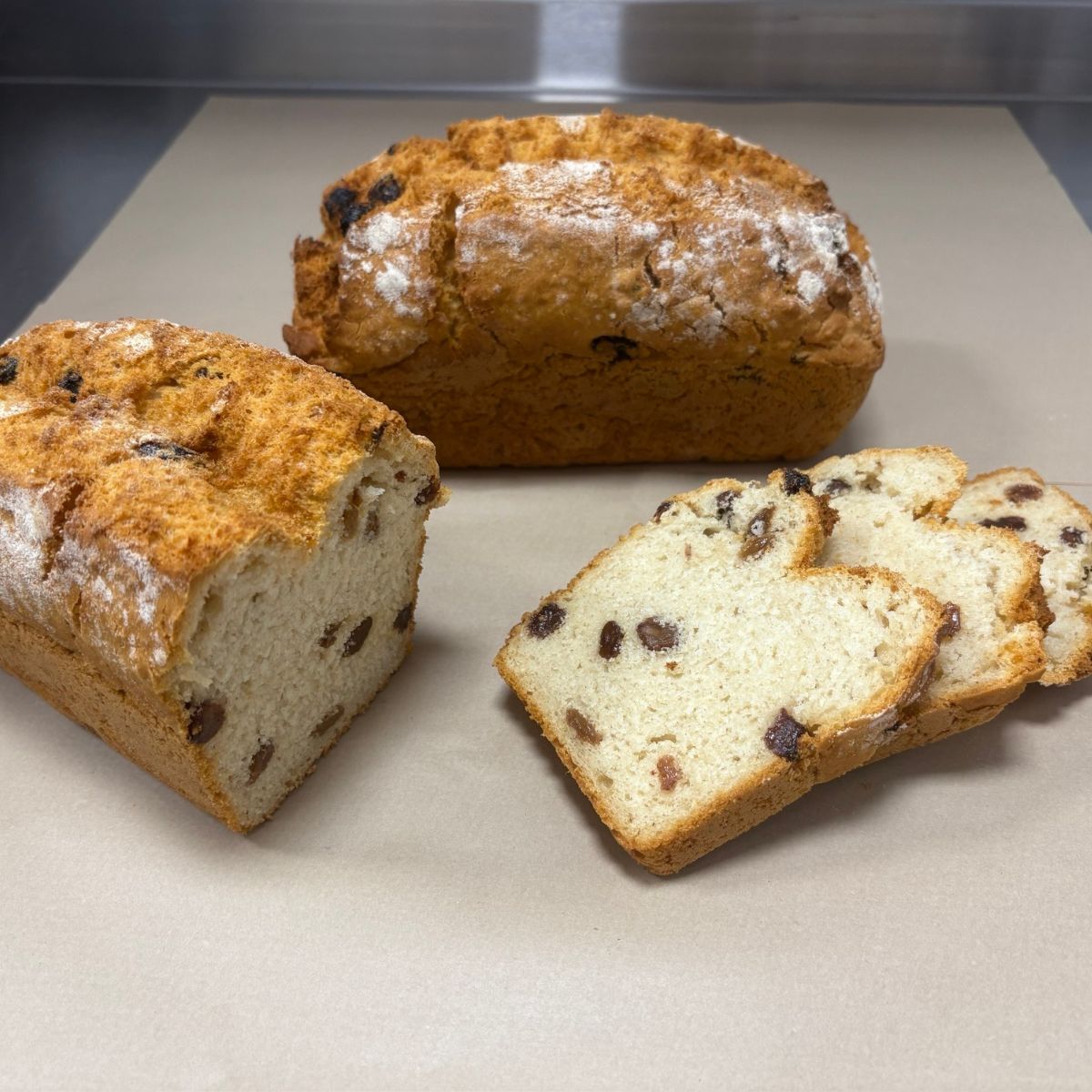 Homemade White Fruit Soda Bread