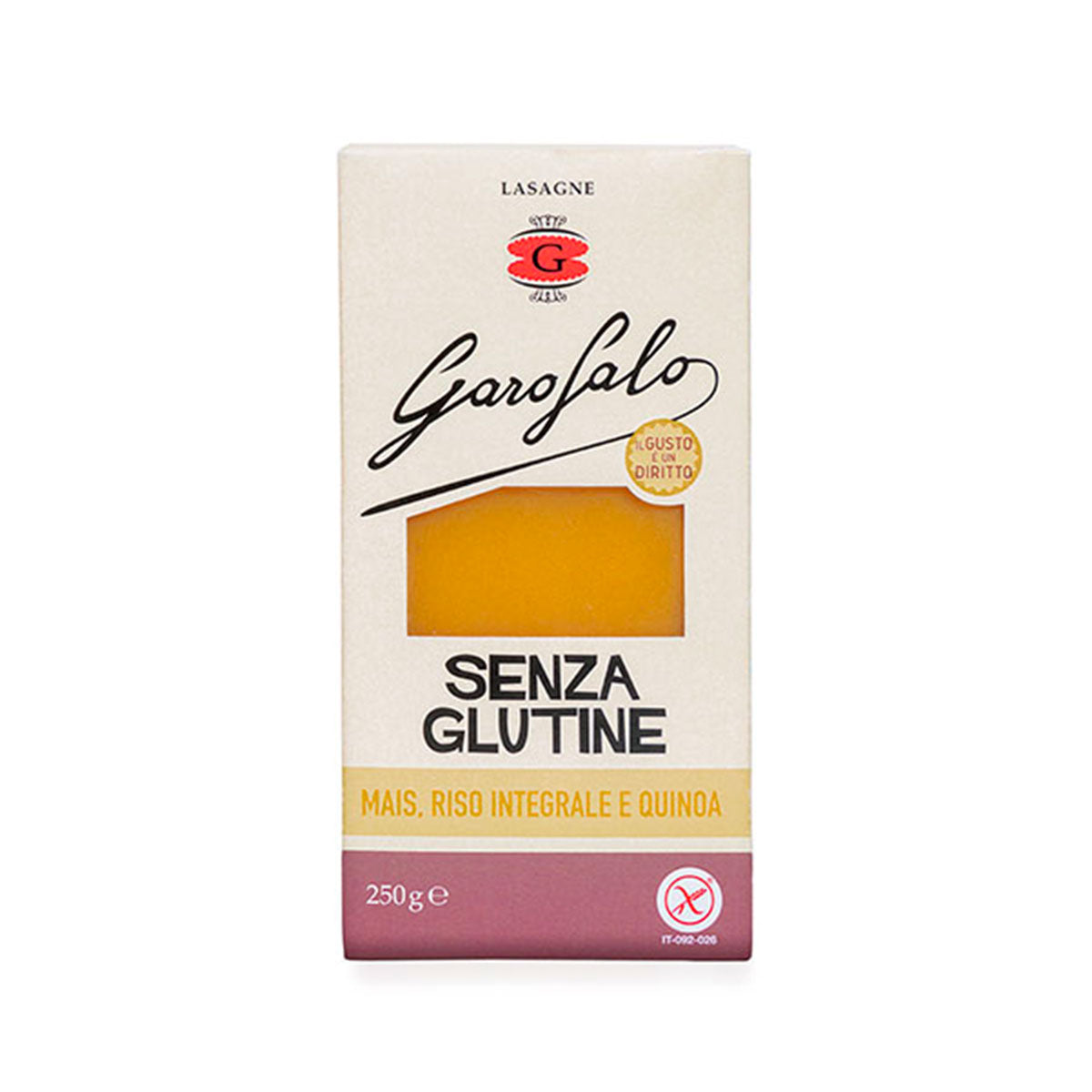 Garofalo Gluten Free Lasagna Sheets