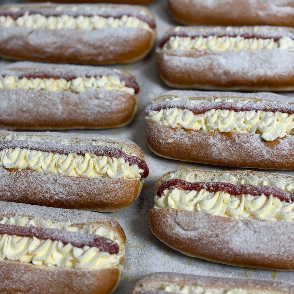 Jam & Cream Finger Donut