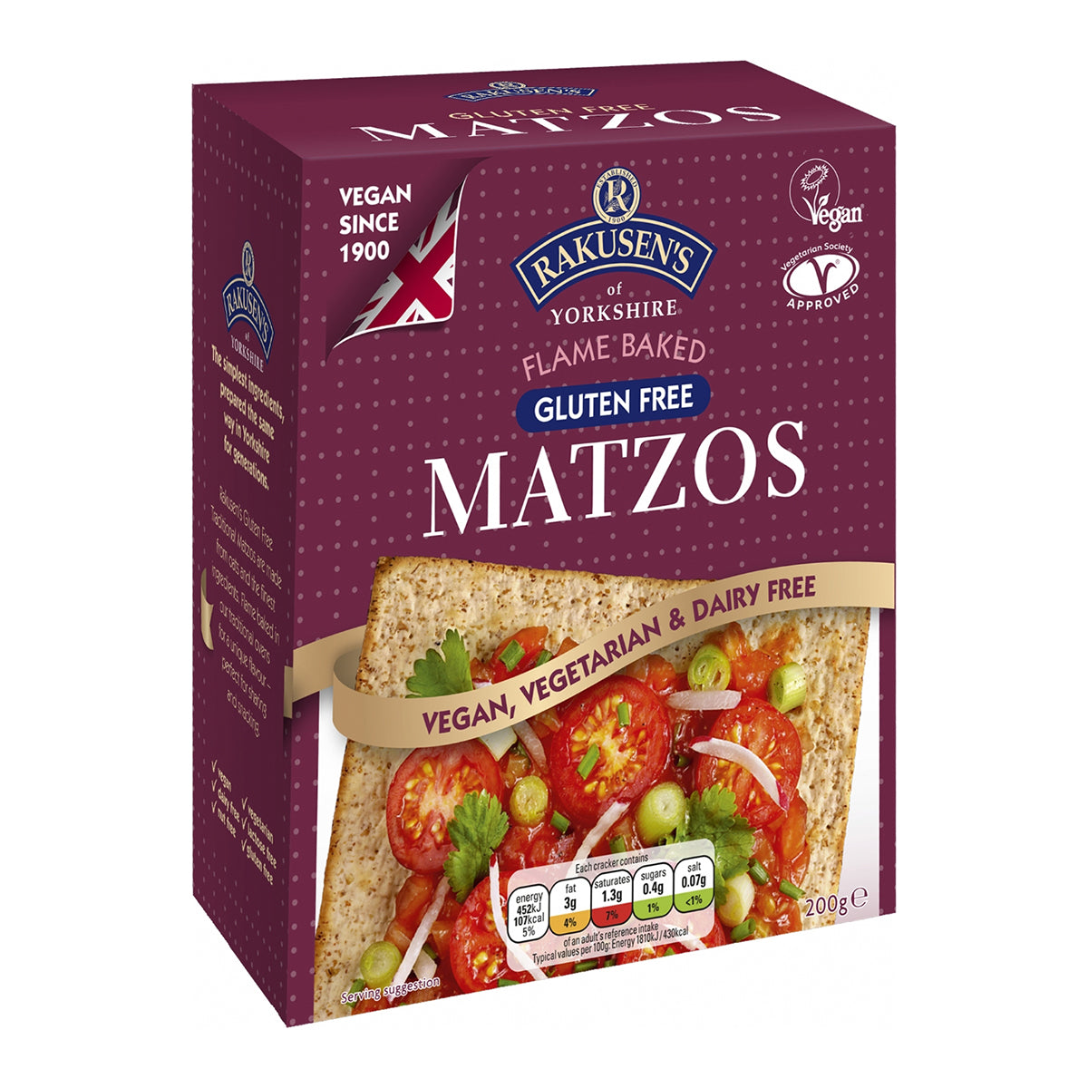 Rakusen's Gluten Free Matzos 200gr