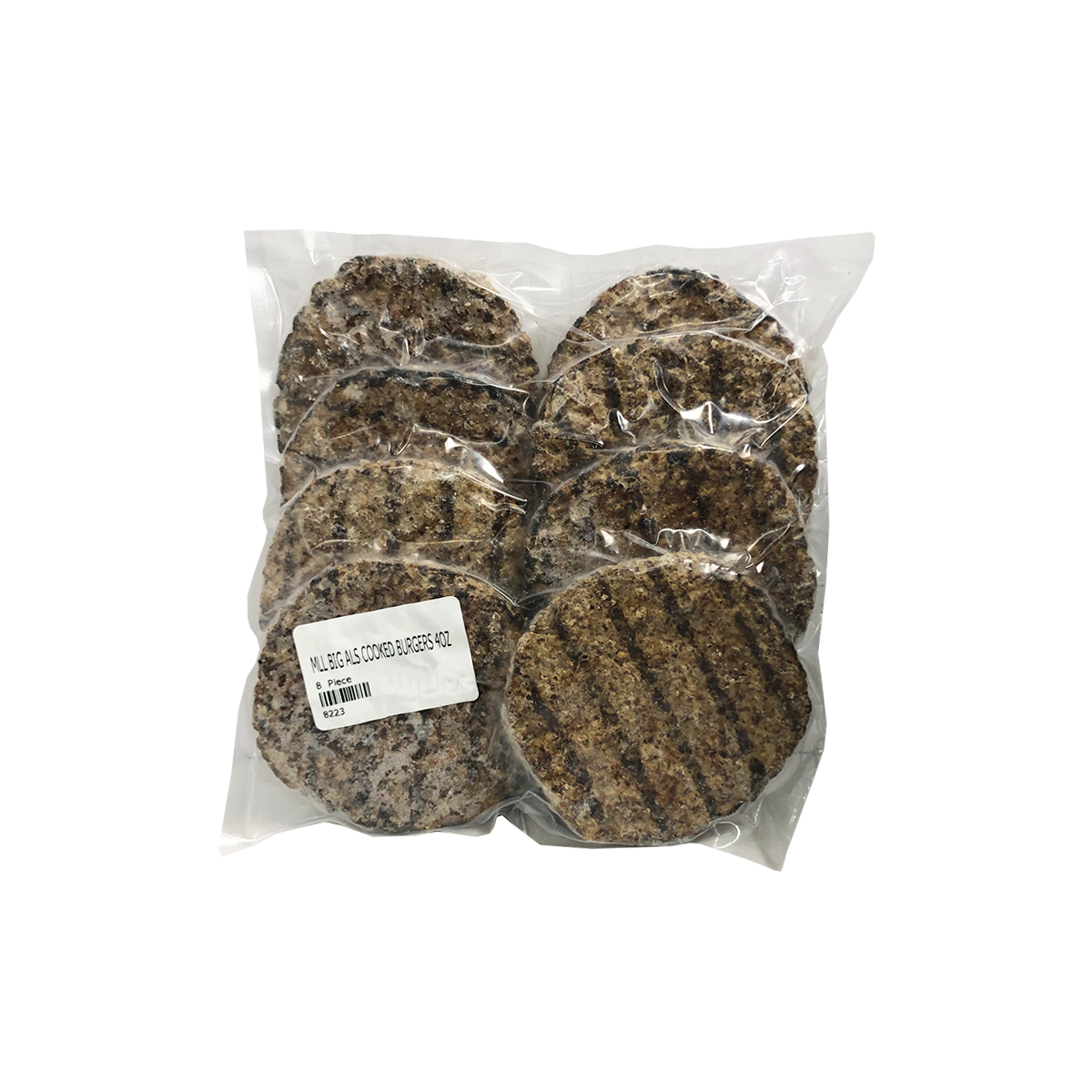 Cooked Burger 4oz 6pk