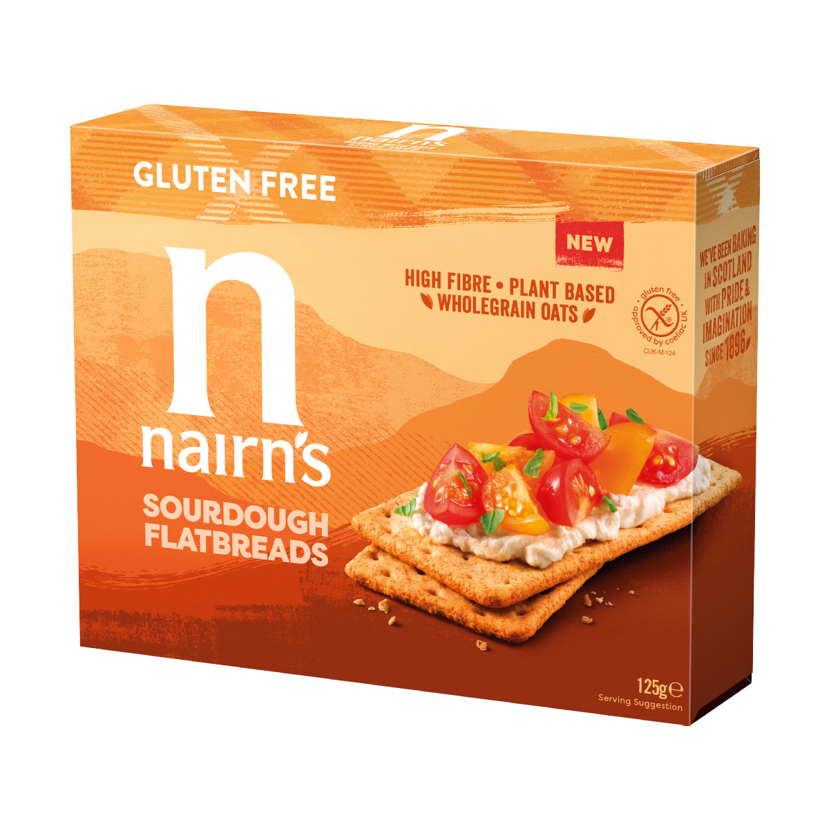 NAIRN'S Gluten Free Sourdough Flatbreads 125g