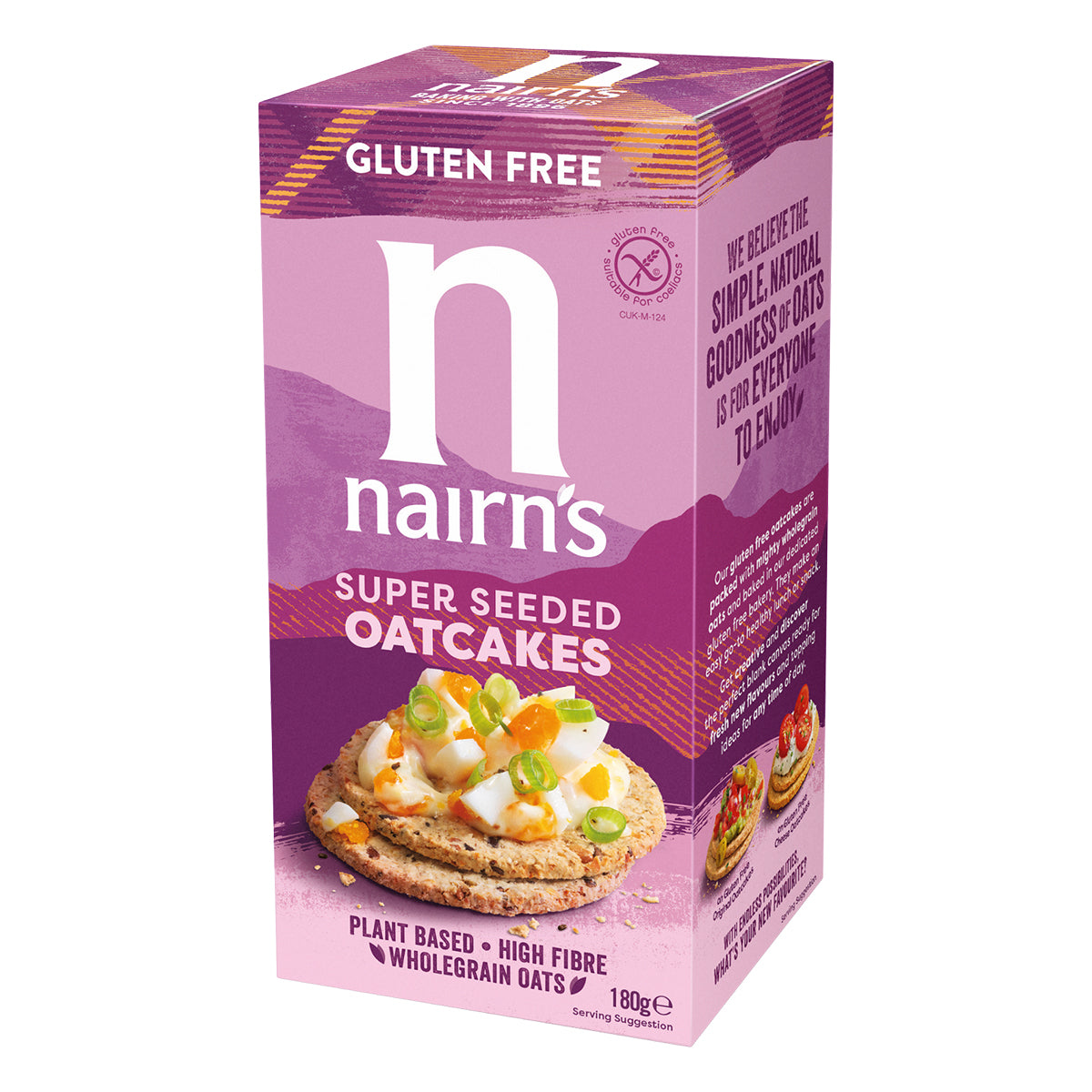 NAIRN'S Gluten Free Super Seeded Oatcakes 180g