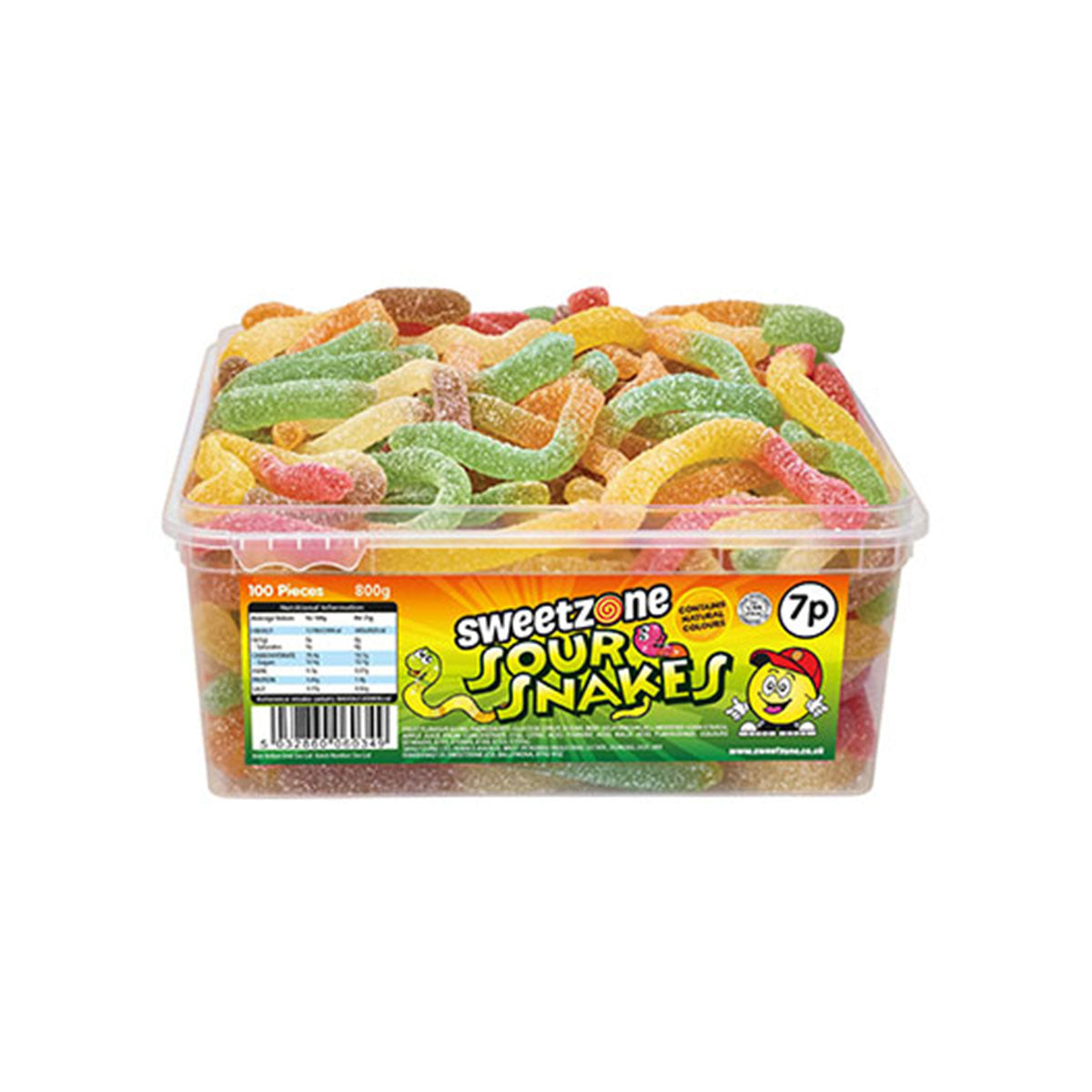 Sweetzone Tub - Sour Snakes 800gr
