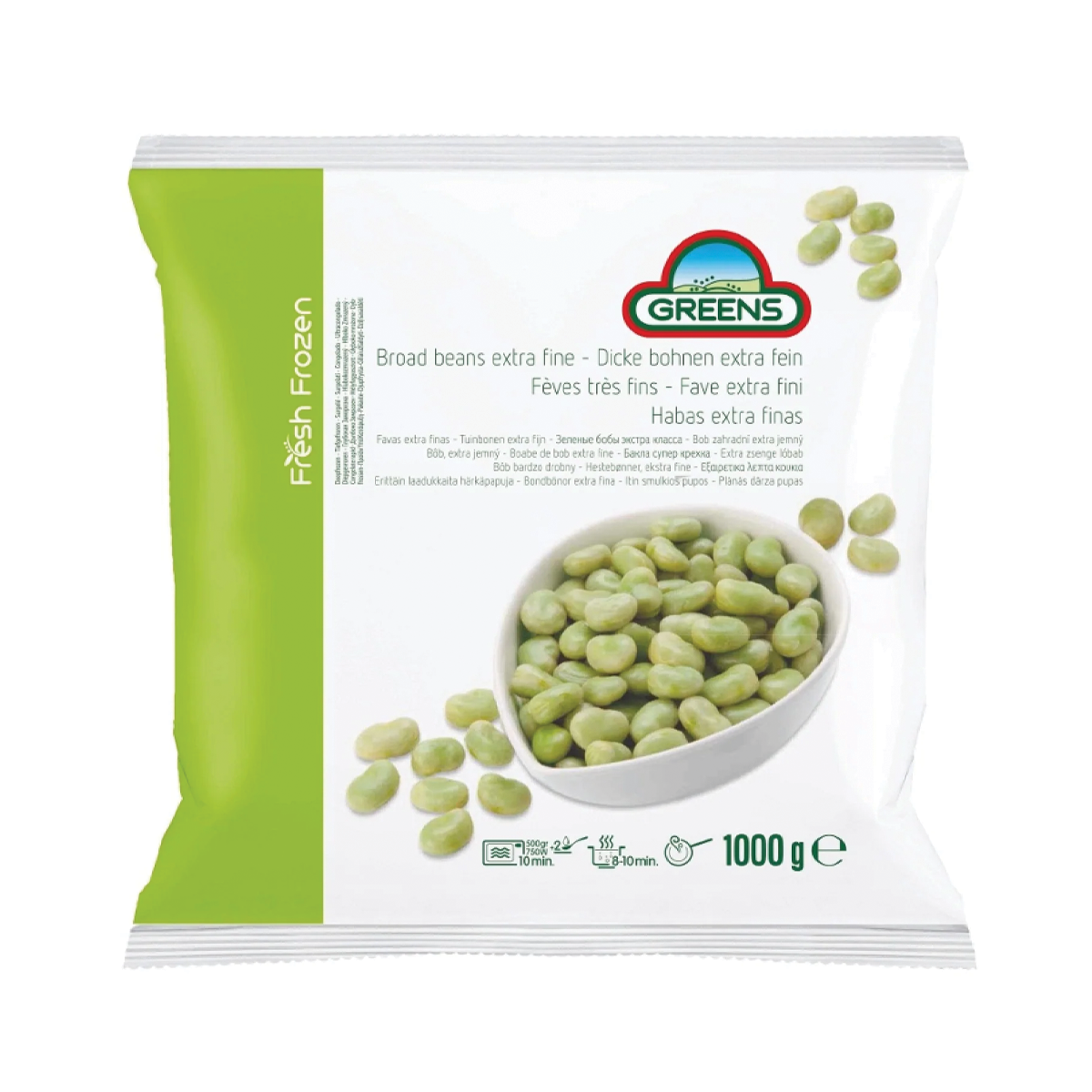 Greens Broad Beans