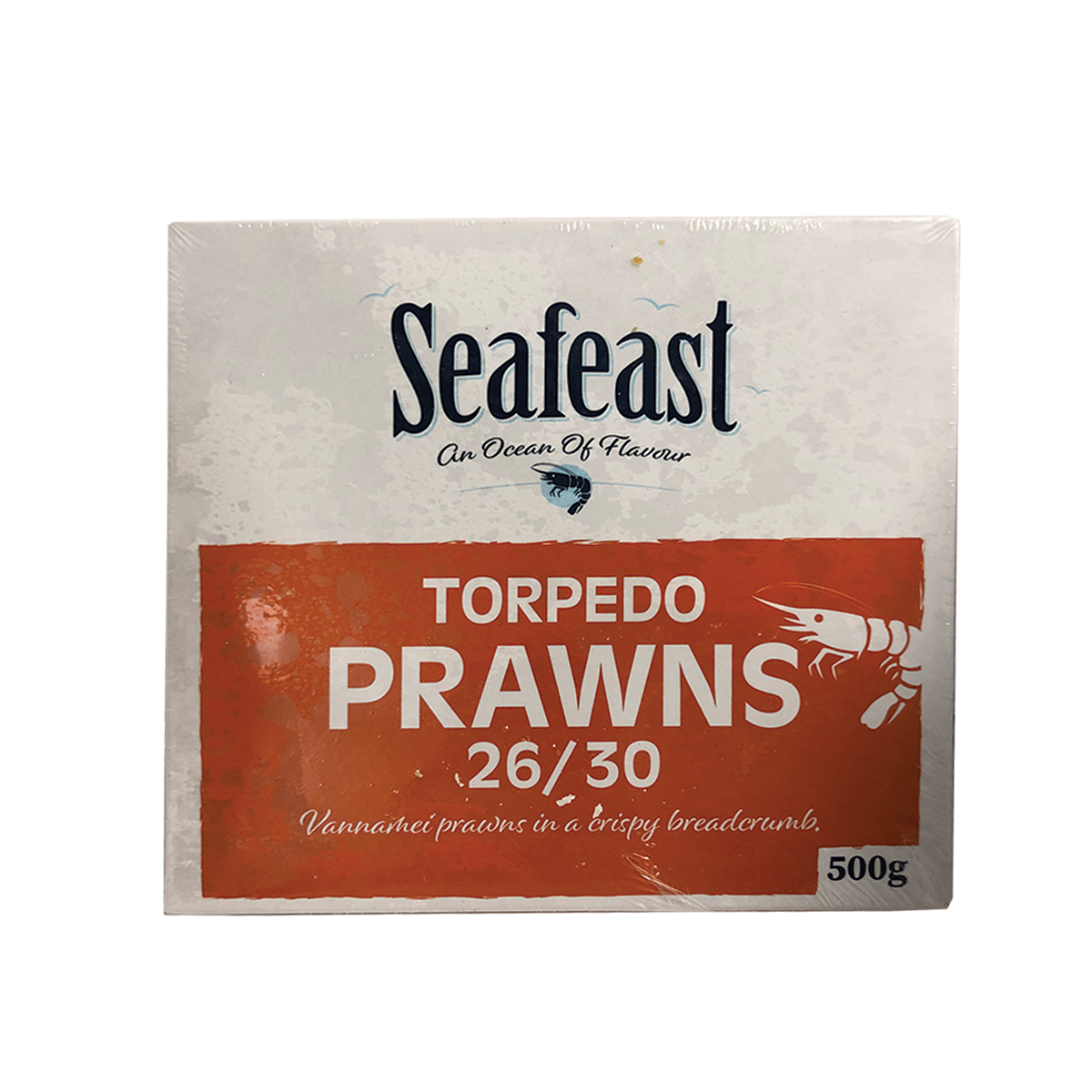 Seafeast Torpedo Prawns 26/30 500gr