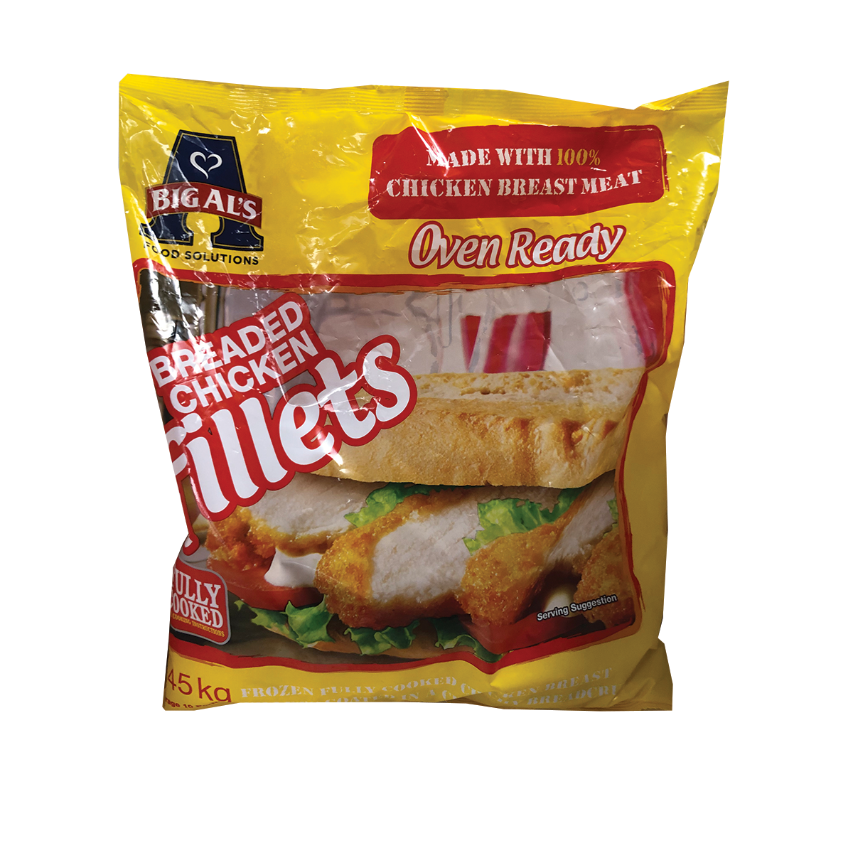 Big Als Breaded Chicken Fillets Oven Ready