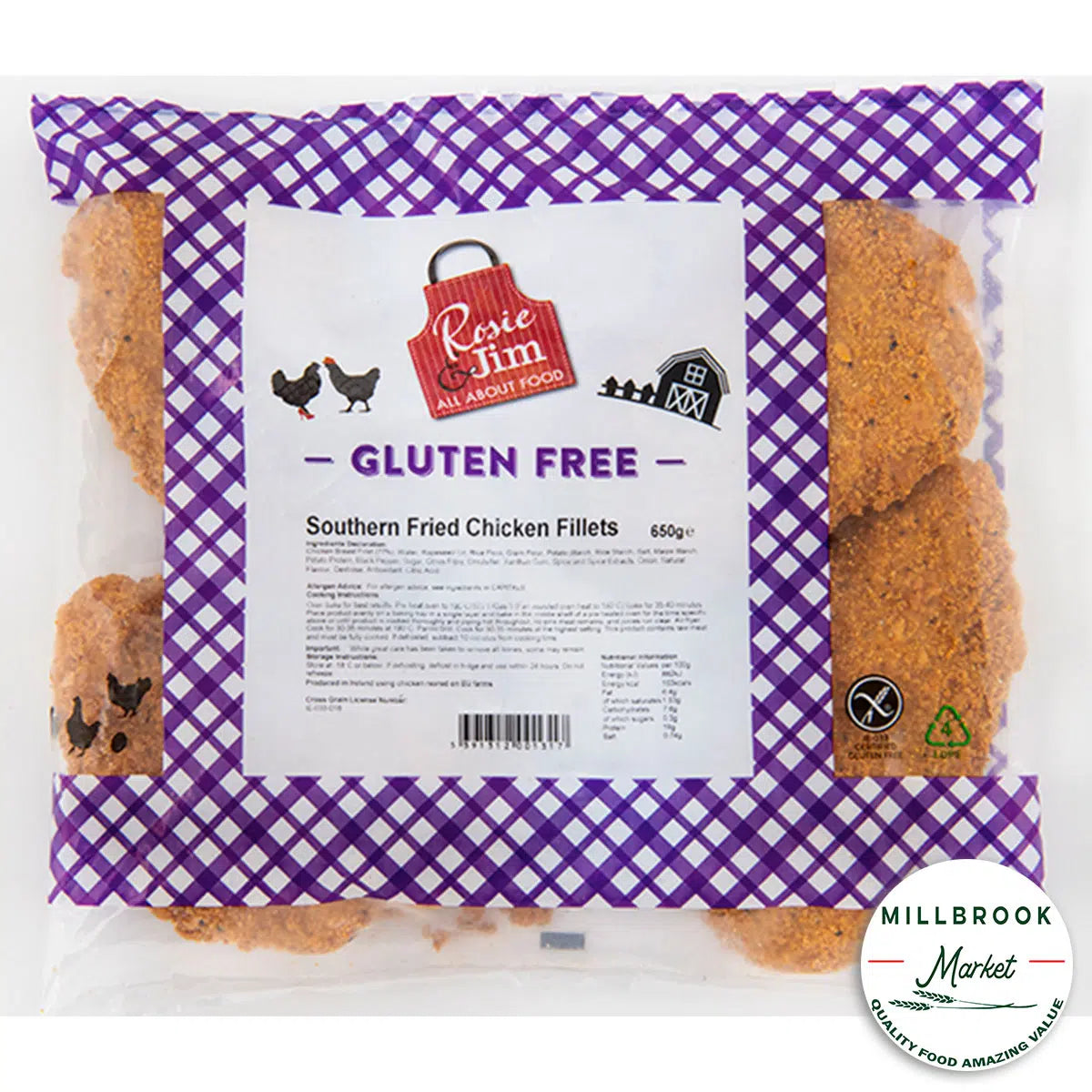 Southern Fried Breaded Chicken Fillets