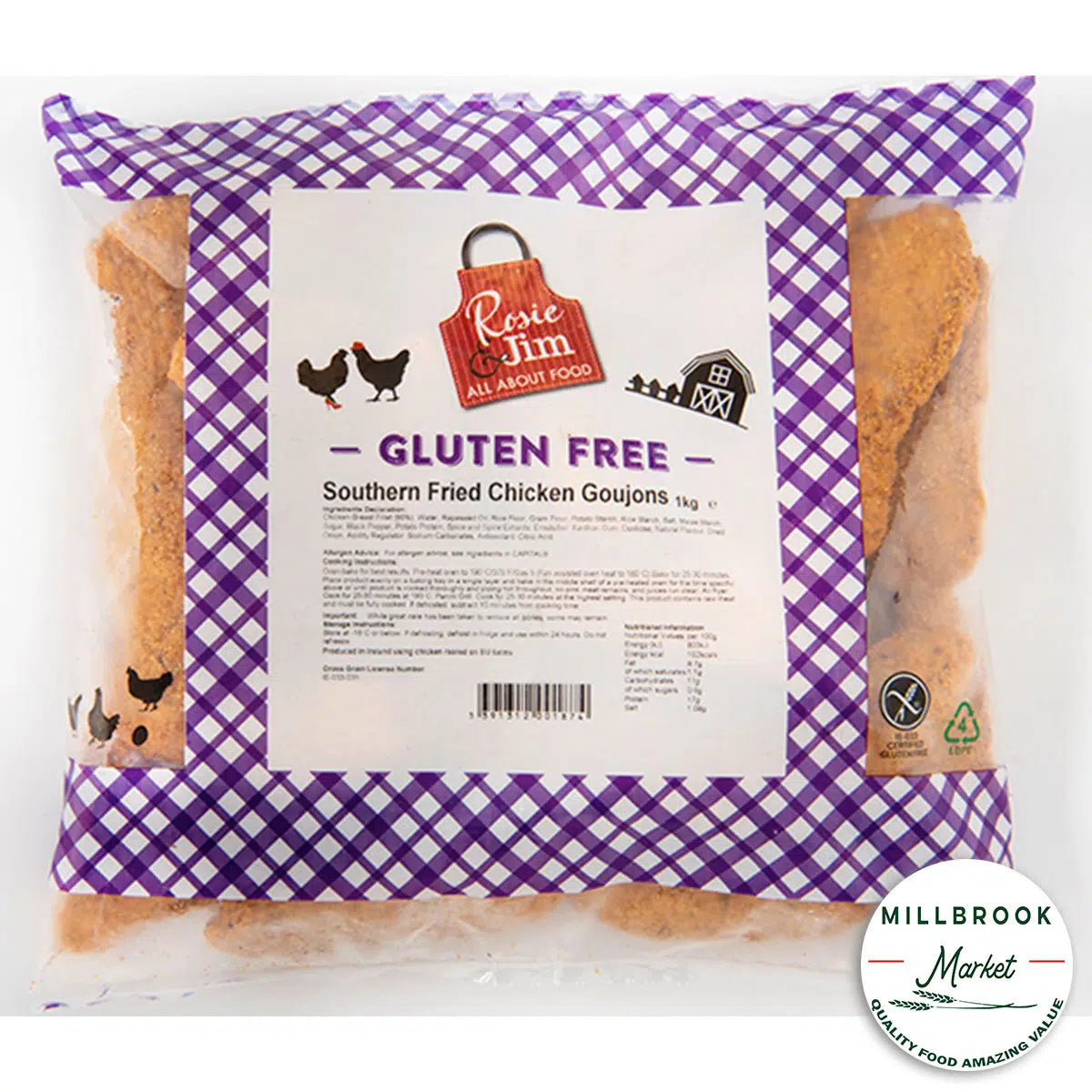 Southern Fried Breaded Chicken Goujons
