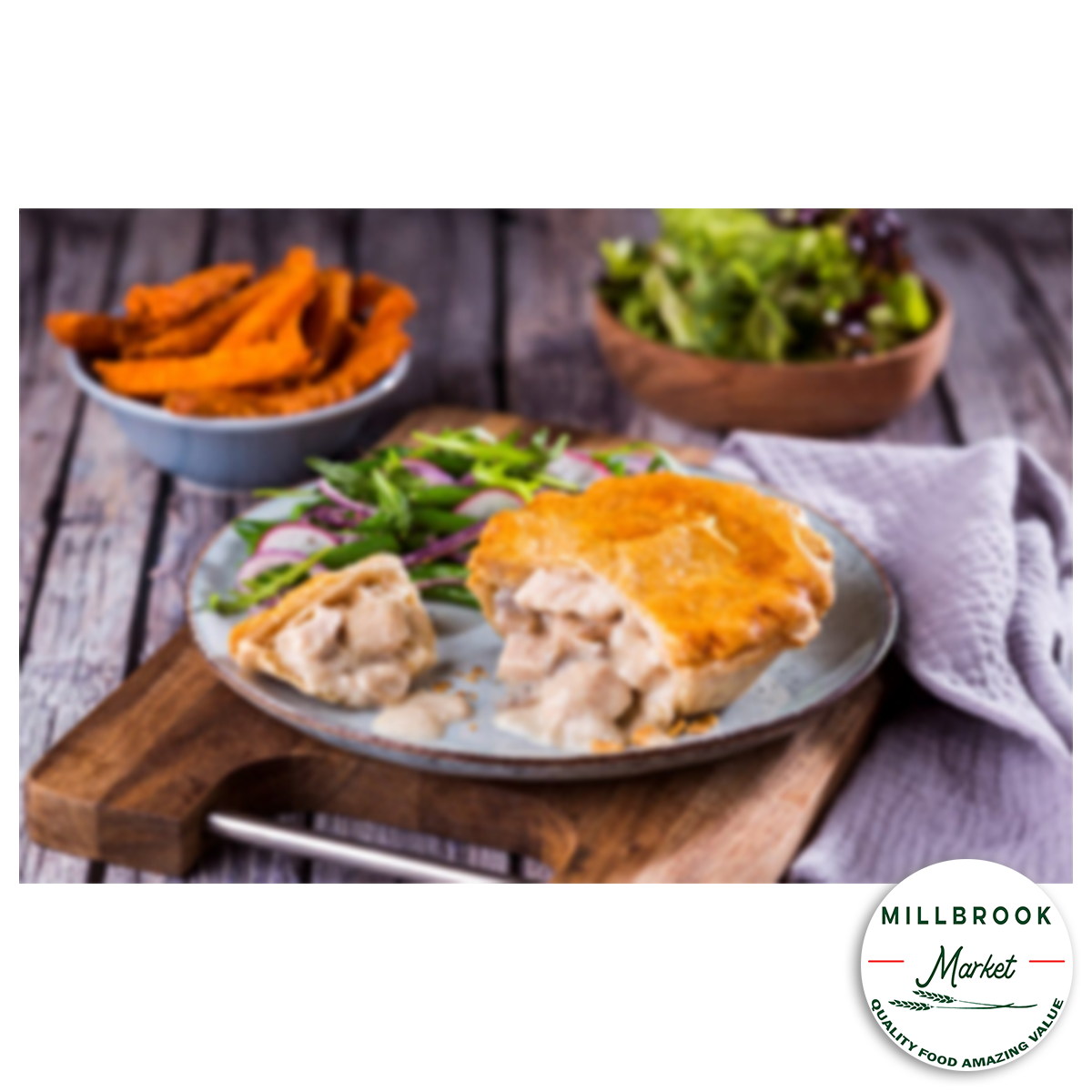 Chicken & Mushroom Pie 4pk