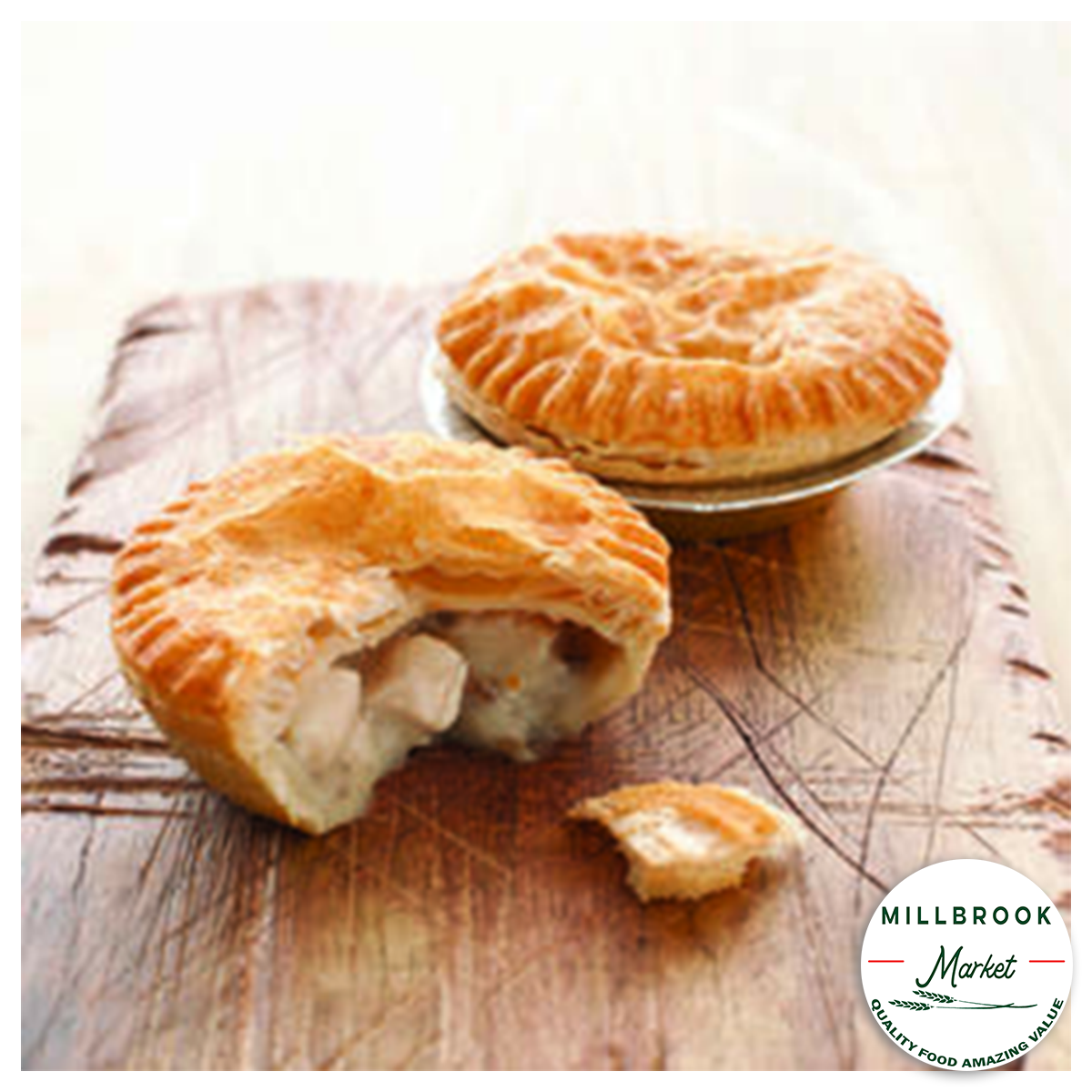 Chicken & Mushroom Pie 4pk