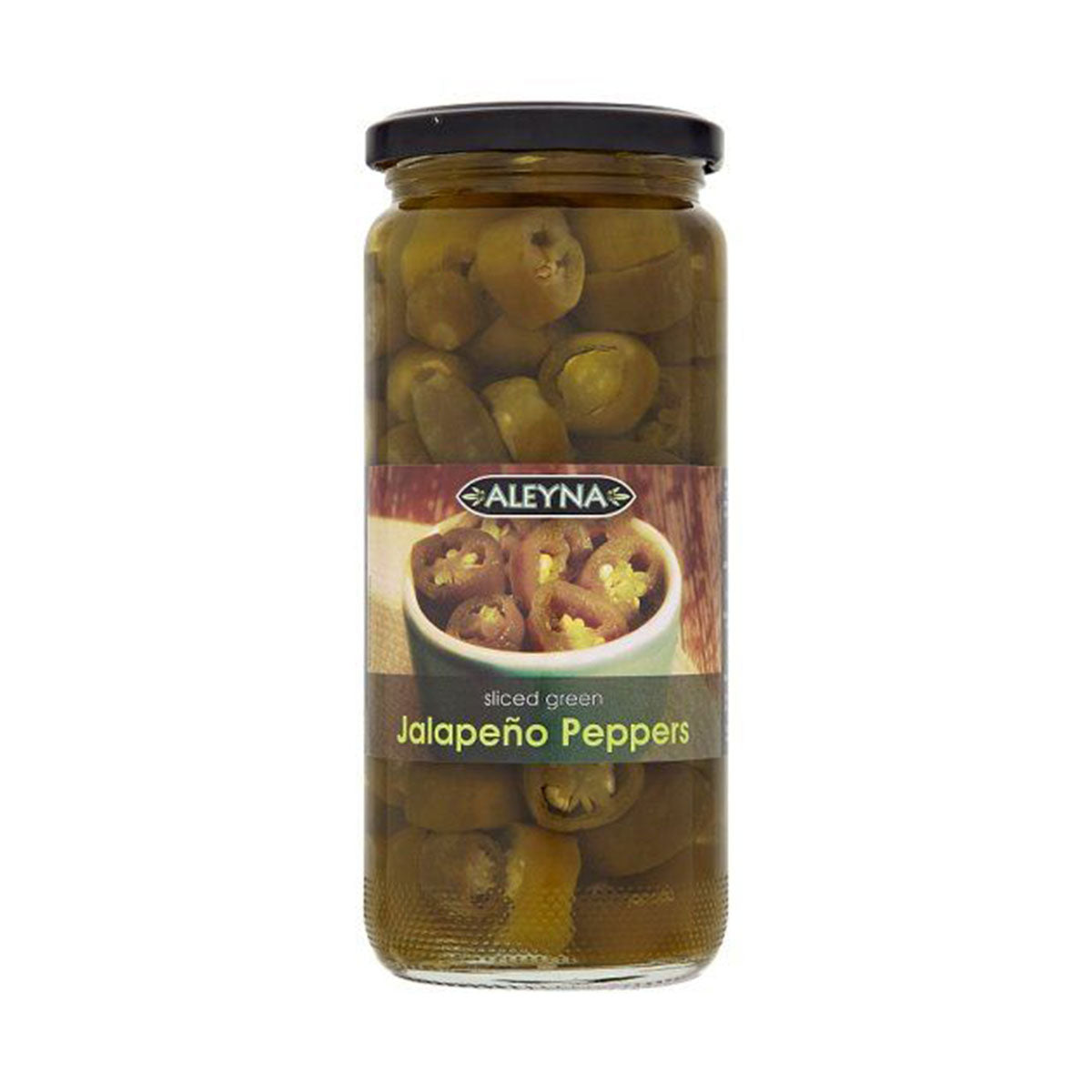 Aleyna Sliced Green Jalapeno Peppers 480gr