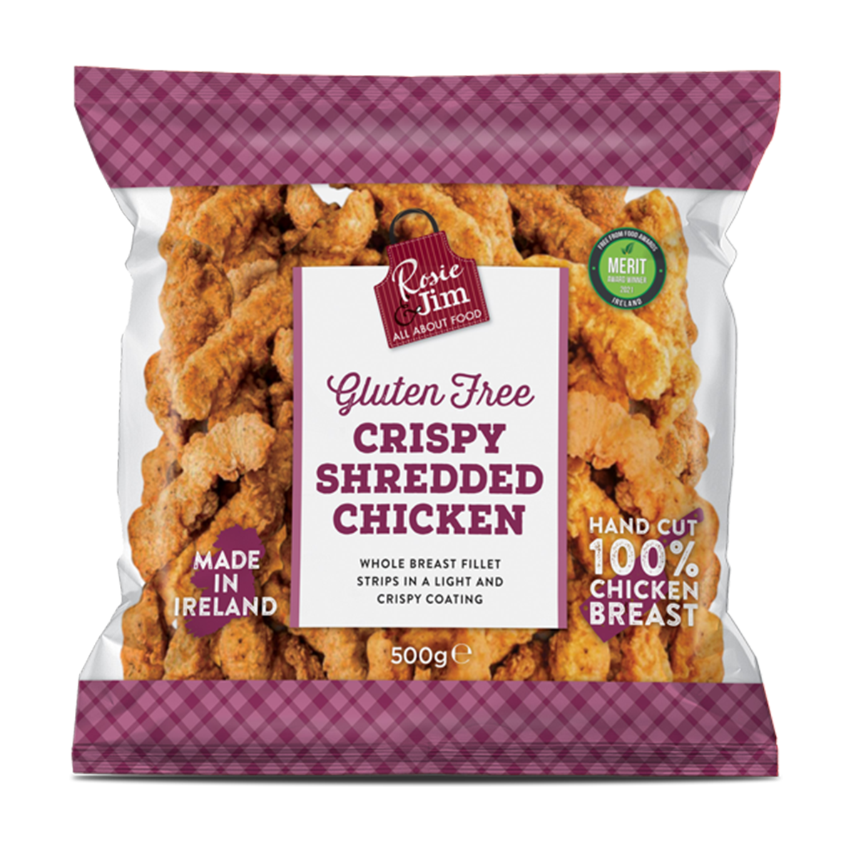 Rosie & Jim Crispy Shredded Chicken  900gr