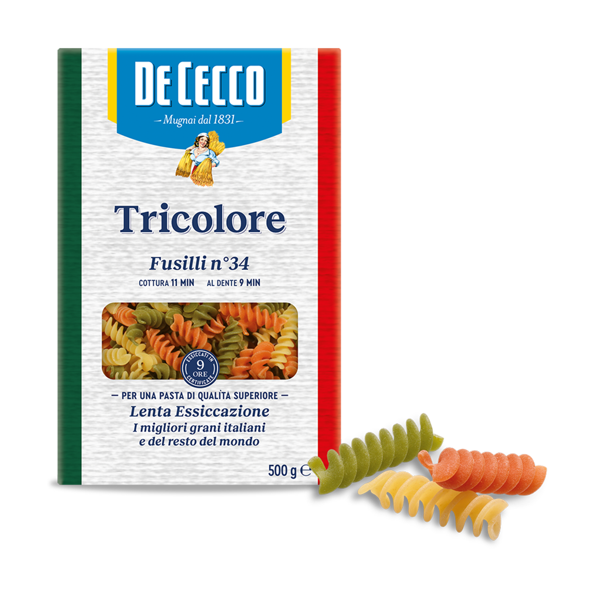 Dececco Tricolore Fusilli N 34