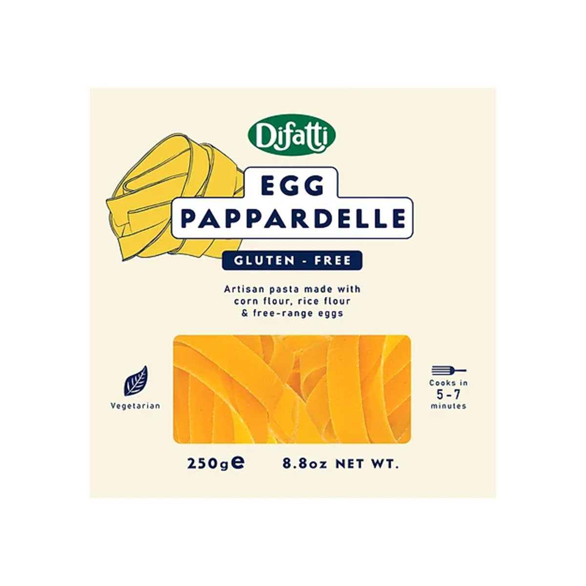 Difatti Gluten Free Egg Pappardelle 250gr