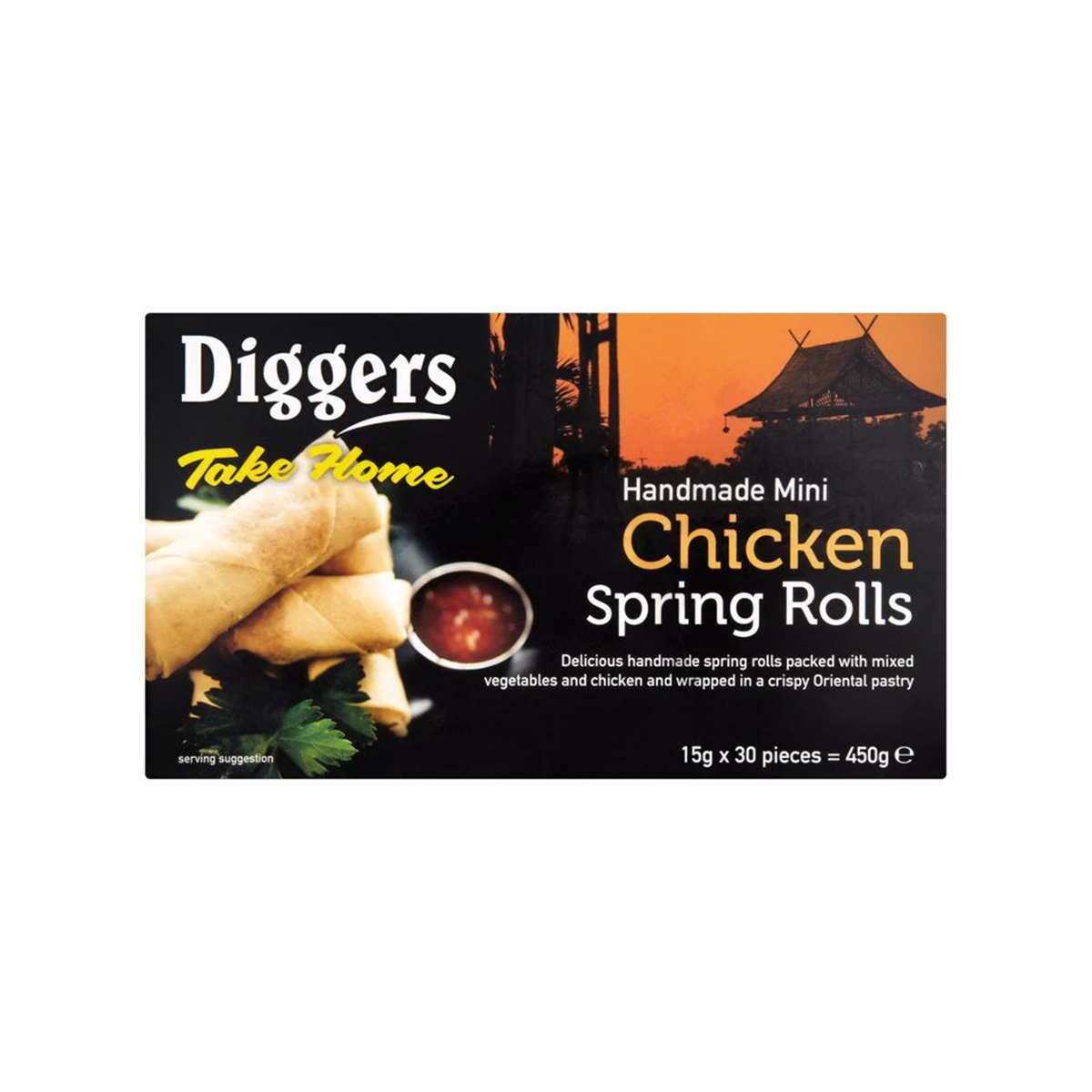 Diggers Mini Chicken Spring Rolls