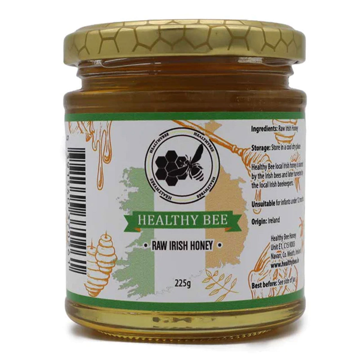 Healthy Bee Raw Irish Honey 225gr