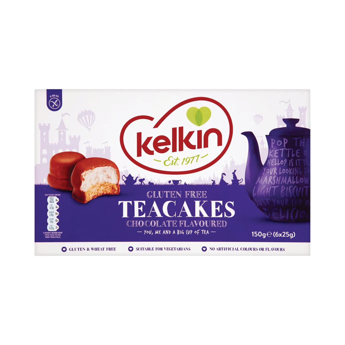 Kelkin Gluten Free Teacakes 150gr