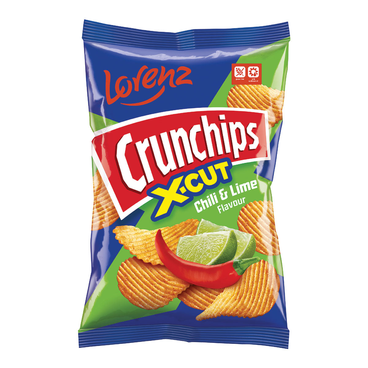 Lorenz Crunchips-chilli & Lime 130gr