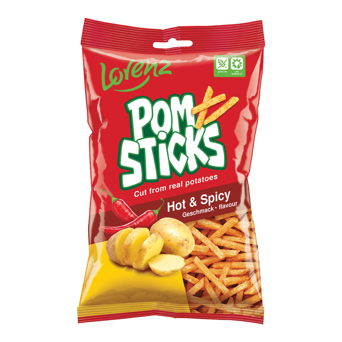 Lorenz Pomsticks Hot & Spicy 85gr