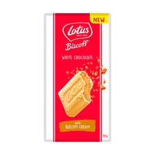 Lotus Biscoff White Chocolate Bar 180gr With Biscoff Cream