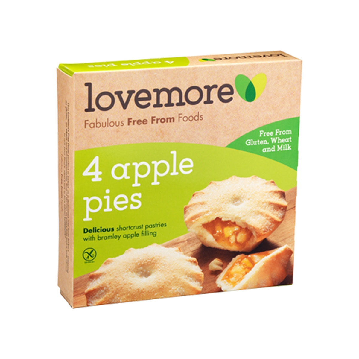Lovemore Gluten Free Apple Pies 4pk