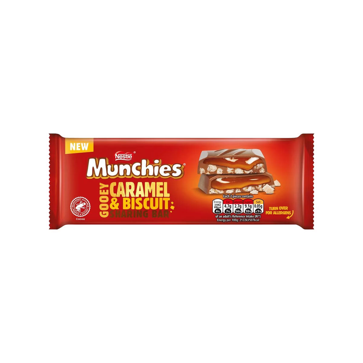 NESTLE Munchies Caramel & Biscuit Bar 87gr