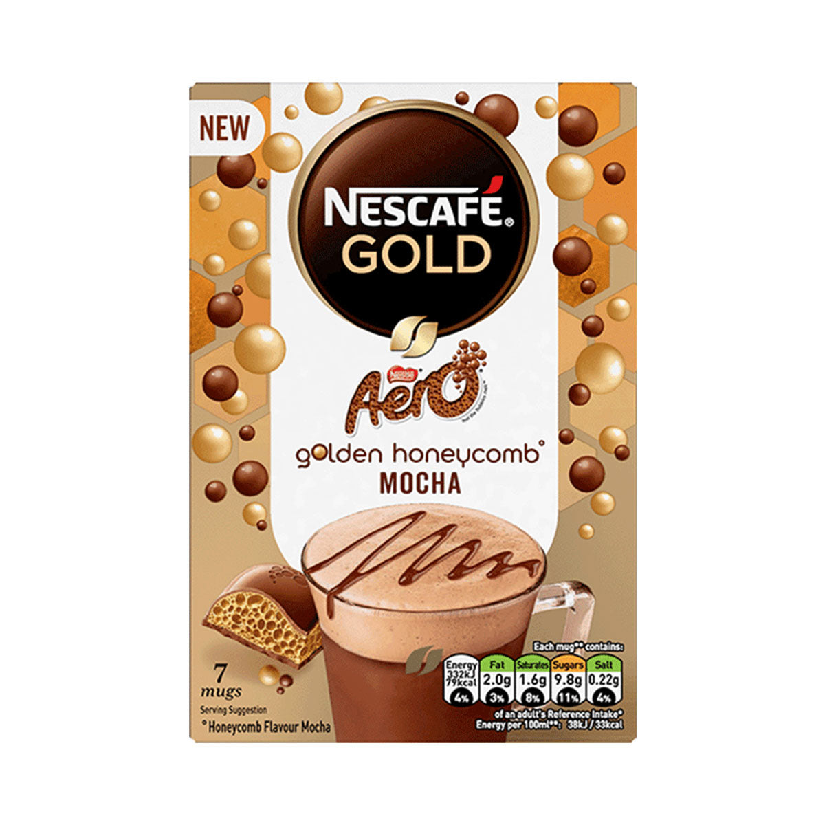 Nescafe Gold Aero Honeycomb Mocha 7x19gr