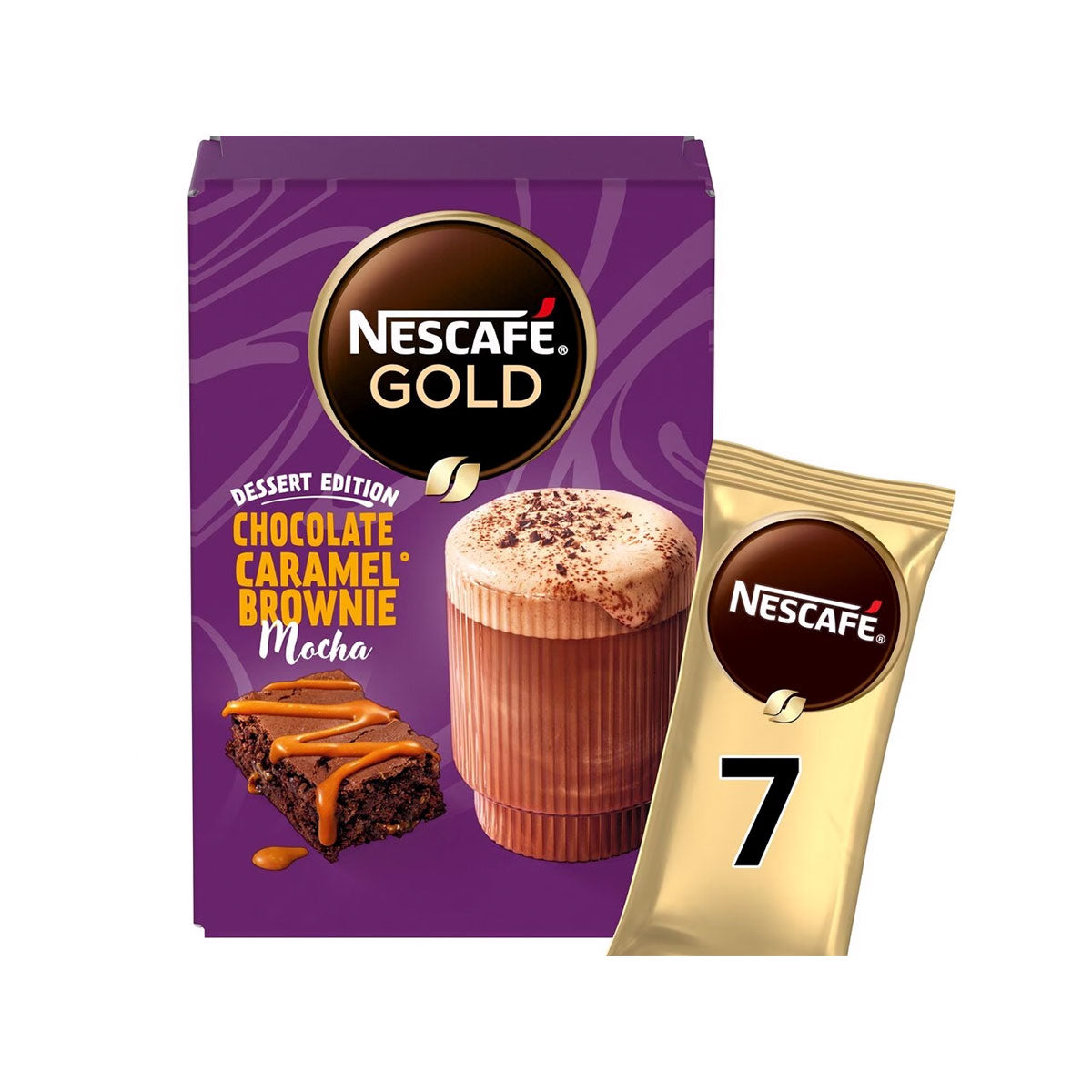 Nescafe Gold Chocolate Caramel Brownie Mocha 7x21.4gr