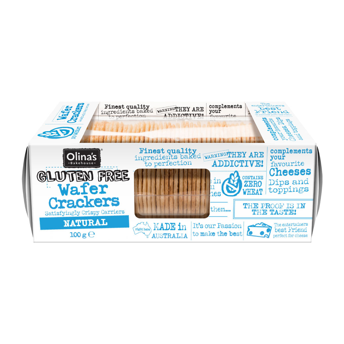 Olina's Gluten Free Wafer Crackers 100gr