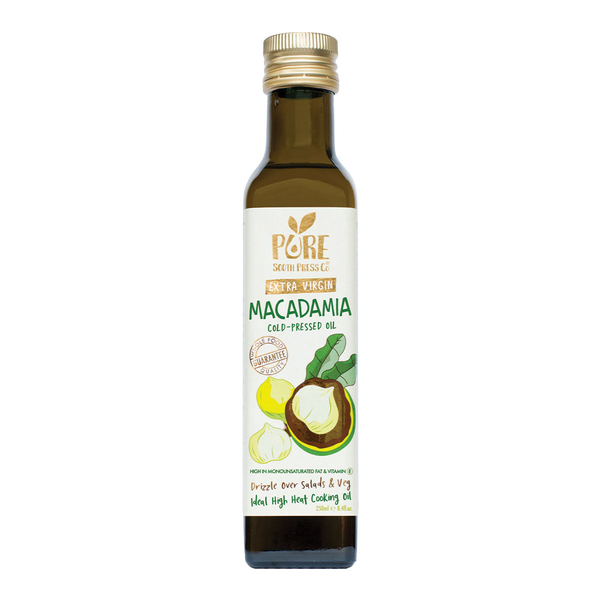 PURE SOUTH PRESS CO. Extra Virgin Macadamia Oil 250ml