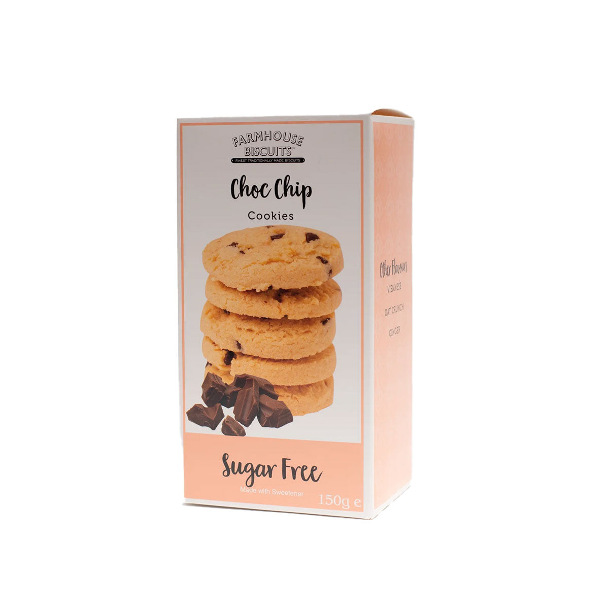 Sugar Free Farmhouse Biscuits Choc Chip 150gr