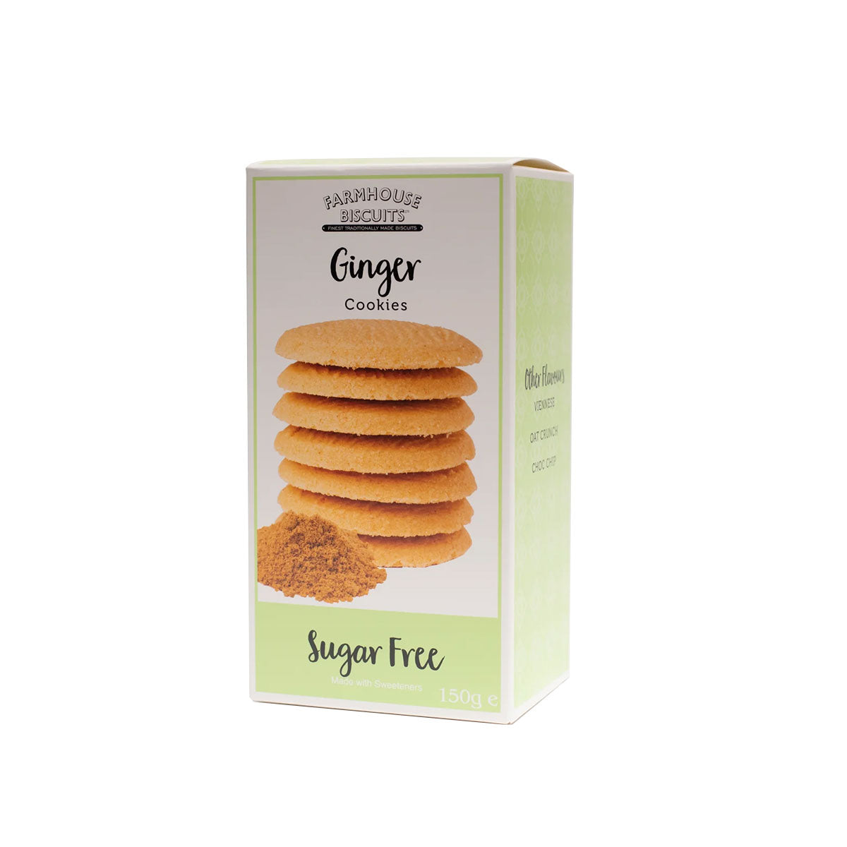 Sugar Free Farmhouse Biscuits Ginger 150gr