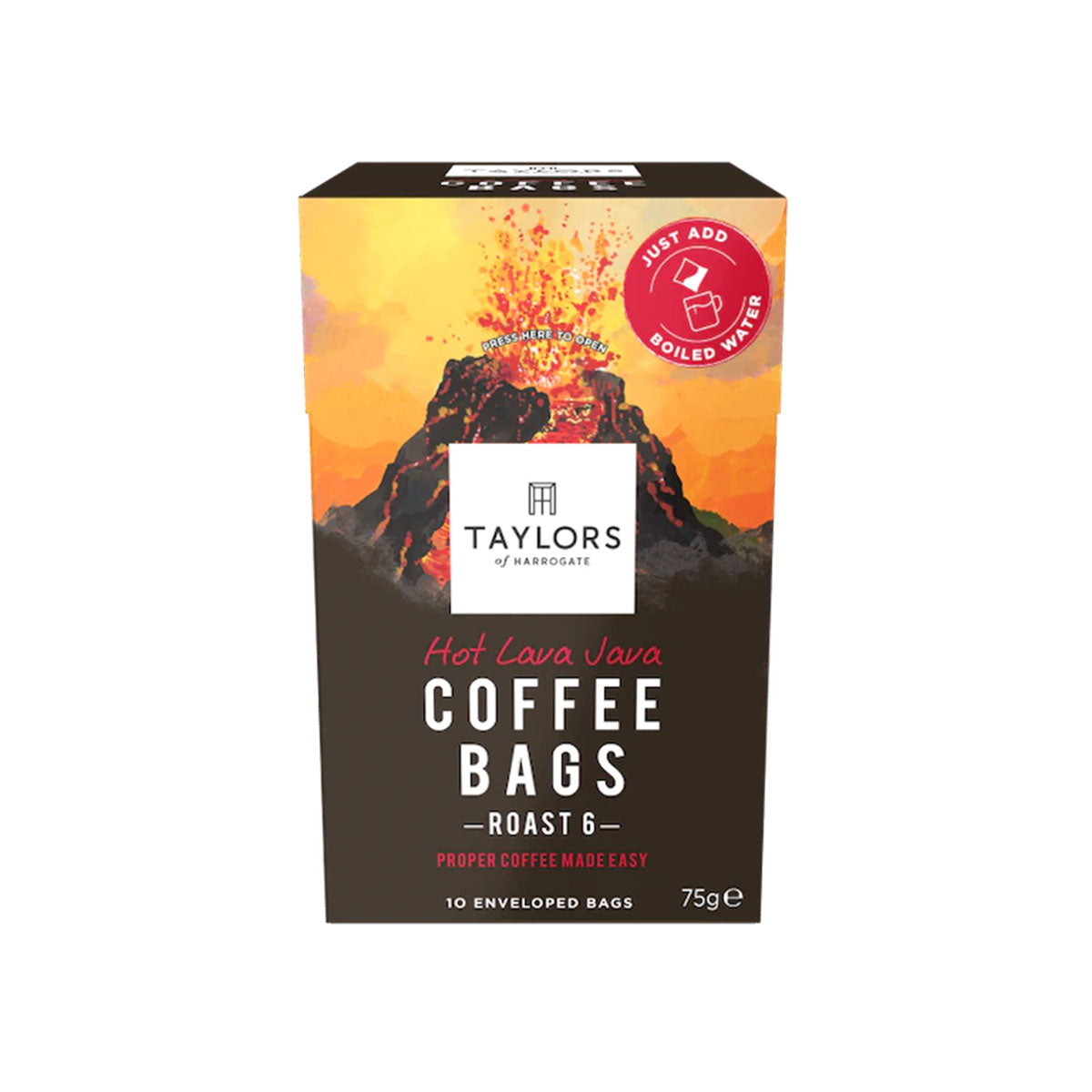 Taylors Coffee Bags Hot Lava Java