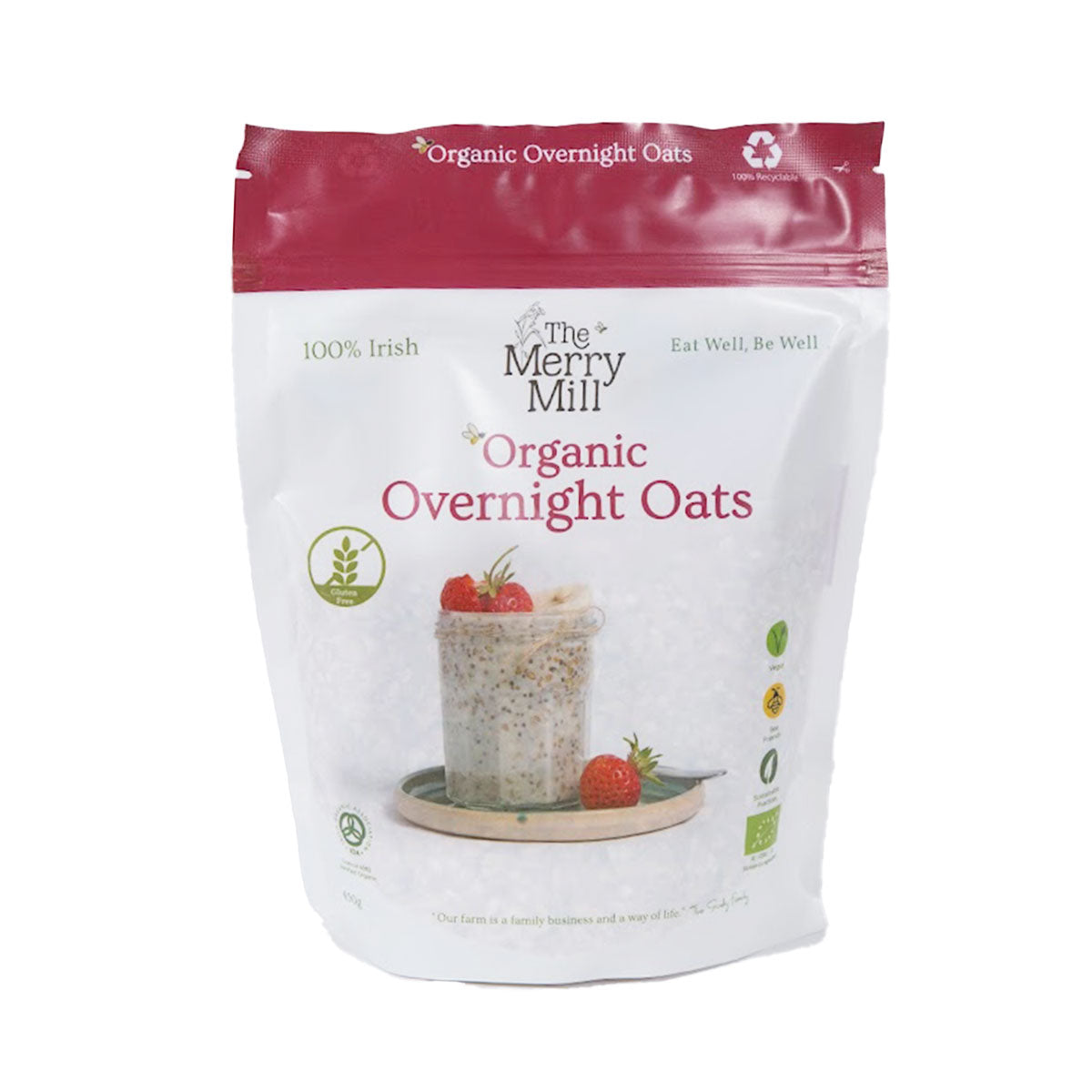 The Merry Mill Gluten Free Organic Overnight Oats