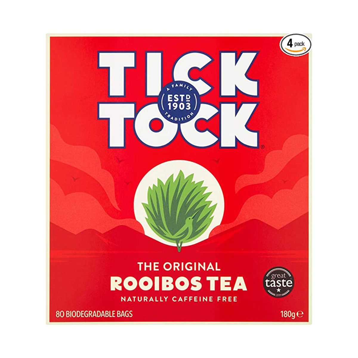 Tick Tock Rooibos Tea Original 80bags