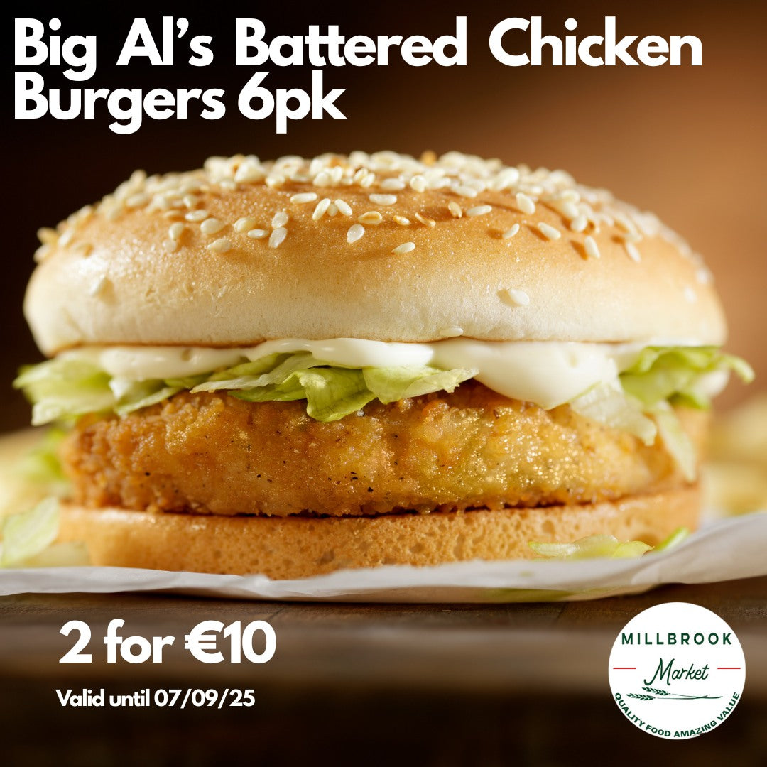 Big Al’s Battered Chicken Burgers 6pk