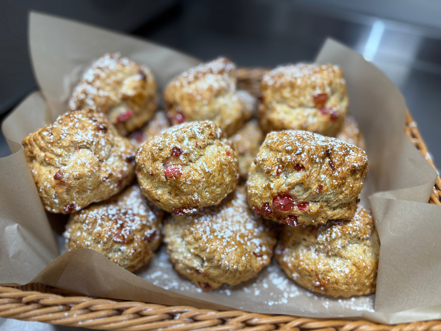Cherry Scone
