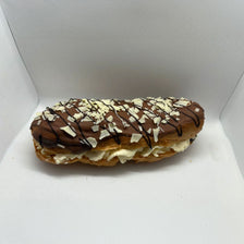 Fresh Cream Chocolate Éclair