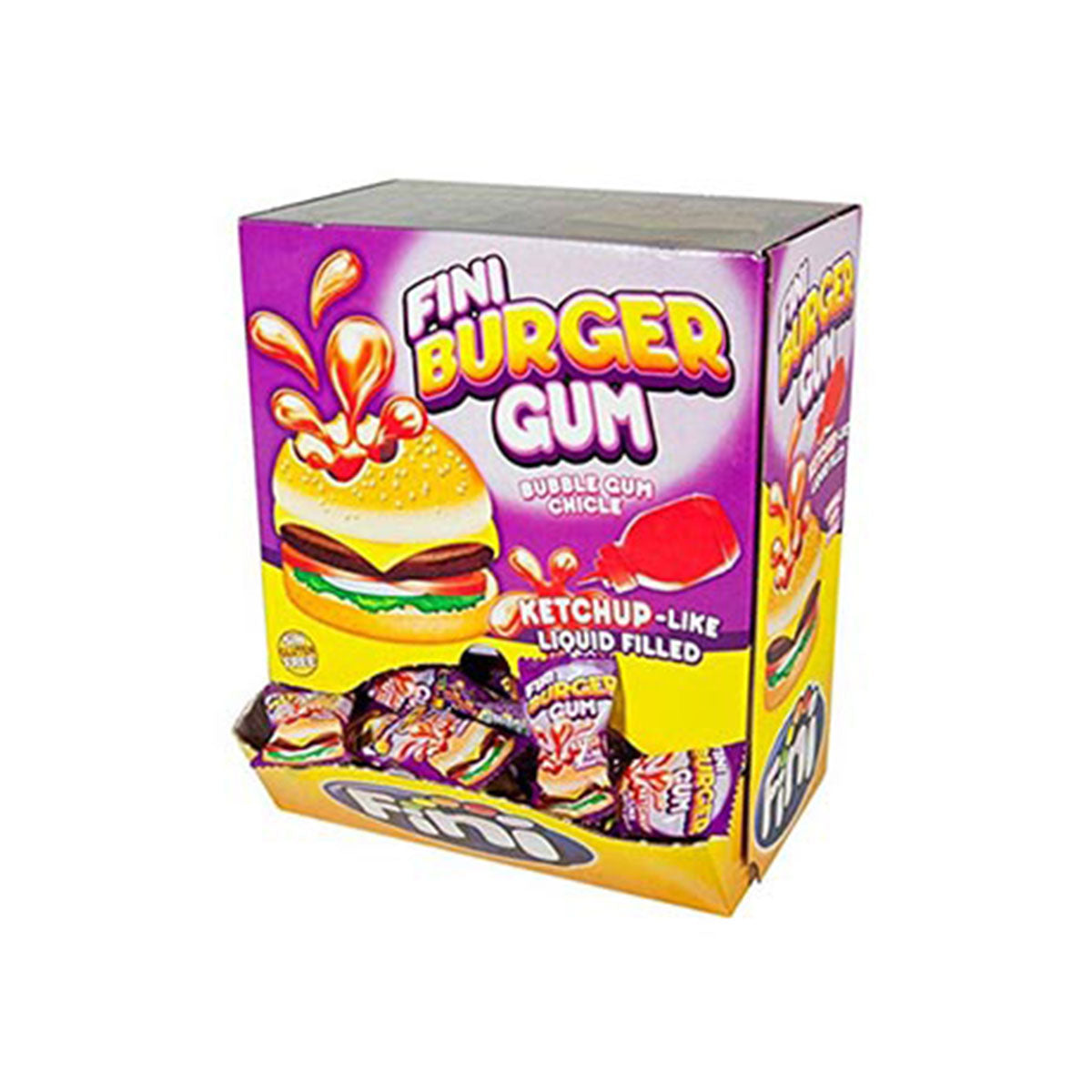 Fini Bubble Gum Burger Box