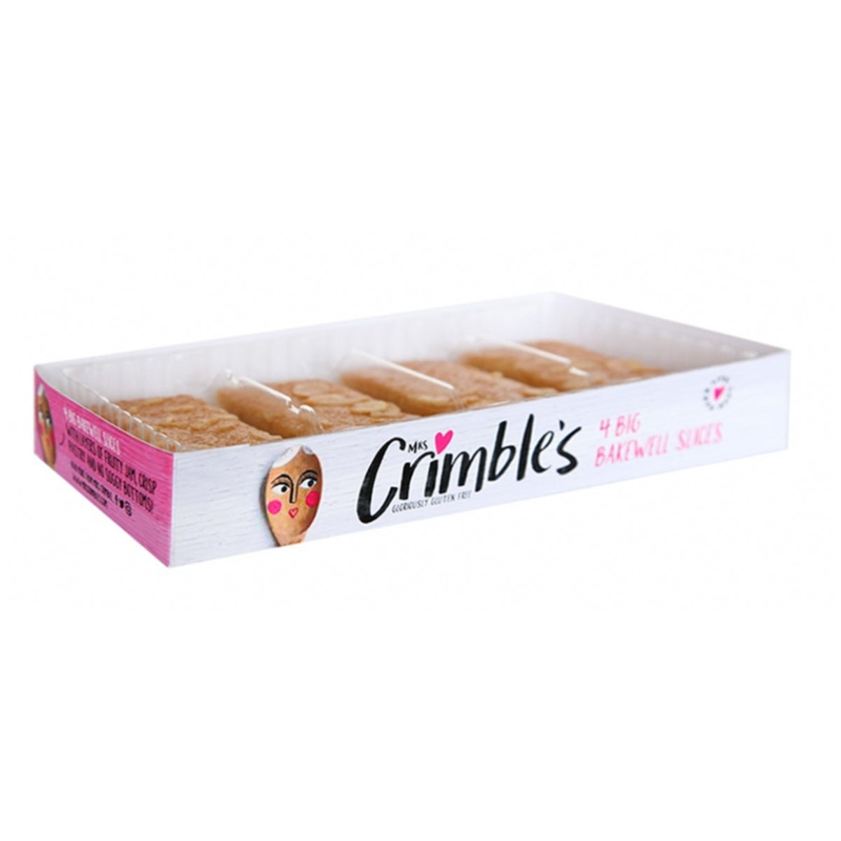 MRS CRIMBLE'S 4 Bakewell Slices 200g