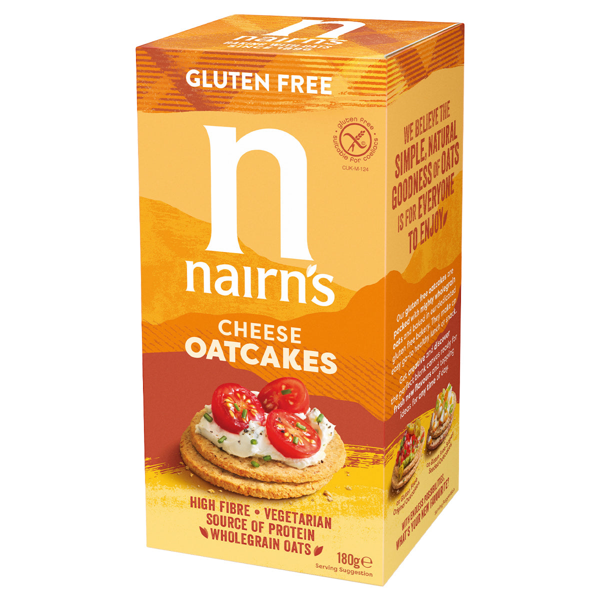 NAIRN'S Gluten Free Cheese Oatcakes 180g